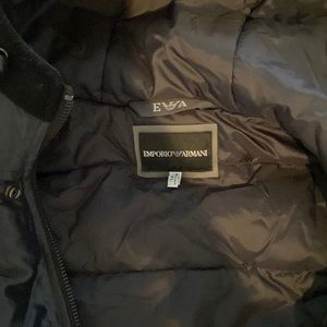 Men’s XL Emporio Armani winter coat